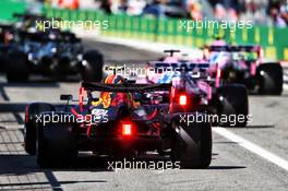 Alexander Albon (THA) Red Bull Racing RB16 leaves the pits. 05.09.2020. Formula 1 World Championship, Rd 8, Italian Grand Prix, Monza, Italy, Qualifying Day.