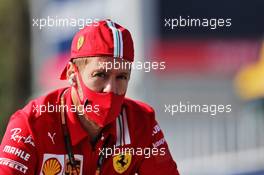 Sebastian Vettel (GER) Ferrari. 05.09.2020. Formula 1 World Championship, Rd 8, Italian Grand Prix, Monza, Italy, Qualifying Day.