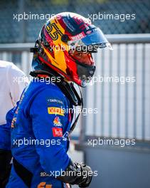 Carlos Sainz Jr (ESP) McLaren in qualifying parc ferme. 05.09.2020. Formula 1 World Championship, Rd 8, Italian Grand Prix, Monza, Italy, Qualifying Day.