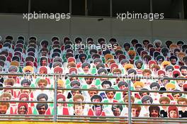 Circuit atmosphere - 'Virtual' Fans cutouts in the grandstand. 05.09.2020. Formula 1 World Championship, Rd 8, Italian Grand Prix, Monza, Italy, Qualifying Day.
