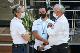 Patrick Marinoff (GER) Alpine Managing Director (Left) and Jerome Stoll (FRA) Renault Sport F1 President (Right). 05.09.2020. Formula 1 World Championship, Rd 8, Italian Grand Prix, Monza, Italy, Qualifying Day.