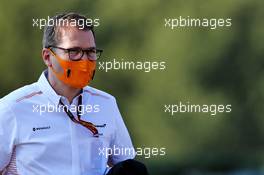 Andreas Seidl, McLaren Managing Director. 05.09.2020. Formula 1 World Championship, Rd 8, Italian Grand Prix, Monza, Italy, Qualifying Day.