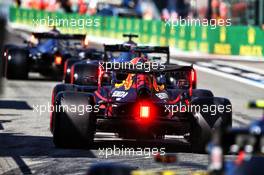 Max Verstappen (NLD) Red Bull Racing RB16 leaves the pits. 05.09.2020. Formula 1 World Championship, Rd 8, Italian Grand Prix, Monza, Italy, Qualifying Day.