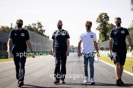 Pierre Gasly (FRA) AlphaTauri walks the circuit with the team. 03.09.2020. Formula 1 World Championship, Rd 8, Italian Grand Prix, Monza, Italy, Preparation Day.