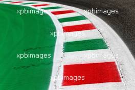 Circuit atmosphere - kerb detail. 03.09.2020. Formula 1 World Championship, Rd 8, Italian Grand Prix, Monza, Italy, Preparation Day.