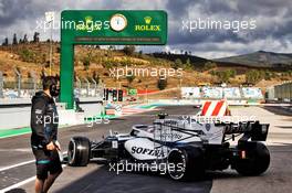Nicholas Latifi (CDN) Williams Racing FW43 leaves the pits. 23.10.2020. Formula 1 World Championship, Rd 12, Portuguese Grand Prix, Portimao, Portugal, Practice Day.