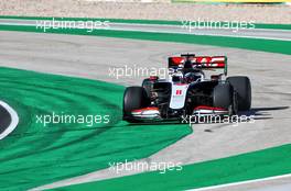 Romain Grosjean (FRA) Haas F1 Team VF-20 runs wide. 23.10.2020. Formula 1 World Championship, Rd 12, Portuguese Grand Prix, Portimao, Portugal, Practice Day.