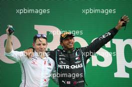 1st place Lewis Hamilton (GBR) Mercedes AMG F1 W11. 25.10.2020. Formula 1 World Championship, Rd 12, Portuguese Grand Prix, Portimao, Portugal, Race Day.