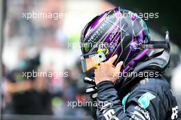 Race winner Lewis Hamilton (GBR) Mercedes AMG F1 in parc ferme. 25.10.2020. Formula 1 World Championship, Rd 12, Portuguese Grand Prix, Portimao, Portugal, Race Day.