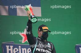 2nd place Valtteri Bottas (FIN) Mercedes AMG F1 W11. 25.10.2020. Formula 1 World Championship, Rd 12, Portuguese Grand Prix, Portimao, Portugal, Race Day.