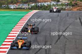 Lando Norris (GBR) McLaren MCL35. 25.10.2020. Formula 1 World Championship, Rd 12, Portuguese Grand Prix, Portimao, Portugal, Race Day.