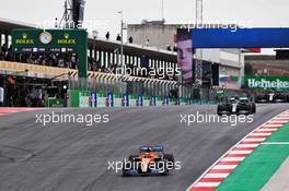 Carlos Sainz Jr (ESP) McLaren MCL35. 25.10.2020. Formula 1 World Championship, Rd 12, Portuguese Grand Prix, Portimao, Portugal, Race Day.