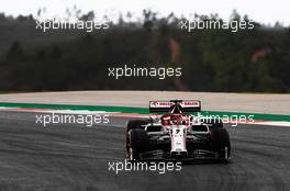 Kimi Raikkonen (FIN) Alfa Romeo Racing C39. 25.10.2020. Formula 1 World Championship, Rd 12, Portuguese Grand Prix, Portimao, Portugal, Race Day.