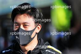 Guanyu Zhou (CHN) Renault F1 Team Test Driver. 24.10.2020. Formula 1 World Championship, Rd 12, Portuguese Grand Prix, Portimao, Portugal, Qualifying Day.