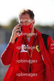 Sebastian Vettel (GER) Ferrari. 24.10.2020. Formula 1 World Championship, Rd 12, Portuguese Grand Prix, Portimao, Portugal, Qualifying Day.