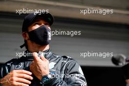 Lewis Hamilton (GBR) Mercedes AMG F1 in qualifying parc ferme. 24.10.2020. Formula 1 World Championship, Rd 12, Portuguese Grand Prix, Portimao, Portugal, Qualifying Day.