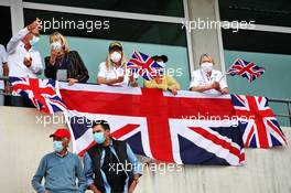 Circuit atmosphere - british fans. 25.10.2020. Formula 1 World Championship, Rd 12, Portuguese Grand Prix, Portimao, Portugal, Race Day.