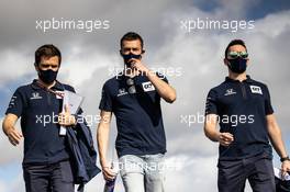 Daniil Kvyat (RUS) AlphaTauri walks the circuit with the team. 22.10.2020. Formula 1 World Championship, Rd 12, Portuguese Grand Prix, Portimao, Portugal, Preparation Day.