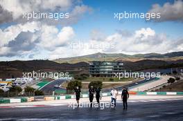 Nicholas Latifi (CDN) Williams Racing walks the circuit with the team. 22.10.2020. Formula 1 World Championship, Rd 12, Portuguese Grand Prix, Portimao, Portugal, Preparation Day.