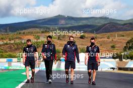 Alexander Albon (THA) Red Bull Racing walks the circuit with the team. 22.10.2020. Formula 1 World Championship, Rd 12, Portuguese Grand Prix, Portimao, Portugal, Preparation Day.