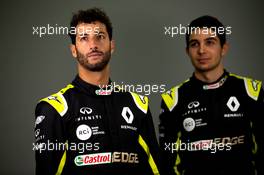 (L to R): Daniel Ricciardo (AUS) Renault F1 Team with team mate Esteban Ocon (FRA) Renault F1 Team. 12.02.2020. Renault F1 Team Season Opener, L’Atelier Renault, Paris, France, Wednesday.