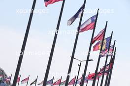 Circuit atmosphere - flags. 25.09.2020. Formula 1 World Championship, Rd 10, Russian Grand Prix, Sochi Autodrom, Sochi, Russia, Practice Day.