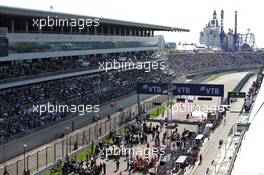 The grid before the start of the race. 27.09.2020. Formula 1 World Championship, Rd 10, Russian Grand Prix, Sochi Autodrom, Sochi, Russia, Race Day.