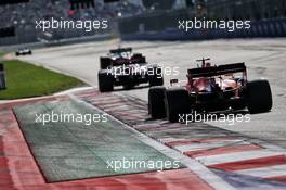 Sebastian Vettel (GER) Ferrari SF1000. 27.09.2020. Formula 1 World Championship, Rd 10, Russian Grand Prix, Sochi Autodrom, Sochi, Russia, Race Day.