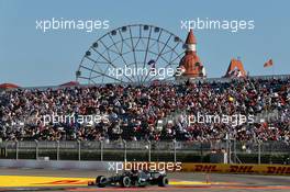 Lewis Hamilton (GBR) Mercedes AMG F1 W11. 27.09.2020. Formula 1 World Championship, Rd 10, Russian Grand Prix, Sochi Autodrom, Sochi, Russia, Race Day.