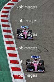 Sergio Perez (MEX) Racing Point F1 Team RP19. 26.09.2020. Formula 1 World Championship, Rd 10, Russian Grand Prix, Sochi Autodrom, Sochi, Russia, Qualifying Day.