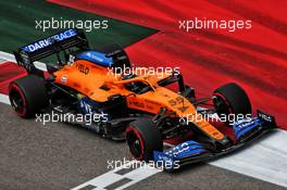 Carlos Sainz Jr (ESP) McLaren MCL35. 26.09.2020. Formula 1 World Championship, Rd 10, Russian Grand Prix, Sochi Autodrom, Sochi, Russia, Qualifying Day.