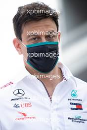 Toto Wolff (GER) Mercedes AMG F1 Shareholder and Executive Director. 26.09.2020. Formula 1 World Championship, Rd 10, Russian Grand Prix, Sochi Autodrom, Sochi, Russia, Qualifying Day.