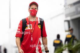 Sebastian Vettel (GER) Ferrari. 26.09.2020. Formula 1 World Championship, Rd 10, Russian Grand Prix, Sochi Autodrom, Sochi, Russia, Qualifying Day.