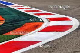 Circuit atmosphere - kerb detail. 24.09.2020. Formula 1 World Championship, Rd 10, Russian Grand Prix, Sochi Autodrom, Sochi, Russia, Preparation Day.