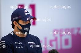 Sergio Perez (MEX) Racing Point F1 Team. 24.09.2020. Formula 1 World Championship, Rd 10, Russian Grand Prix, Sochi Autodrom, Sochi, Russia, Preparation Day.