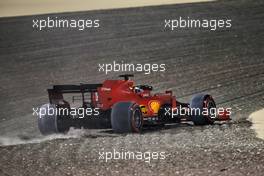 Sebastian Vettel (GER) Ferrari SF1000 recovers back onto the circuit. 04.12.2020. Formula 1 World Championship, Rd 16, Sakhir Grand Prix, Sakhir, Bahrain, Practice Day