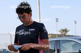 Sergio Perez (MEX) Racing Point F1 Team. 04.12.2020. Formula 1 World Championship, Rd 16, Sakhir Grand Prix, Sakhir, Bahrain, Practice Day