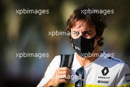 Fernando Alonso (ESP) Renault F1 Team. 04.12.2020. Formula 1 World Championship, Rd 16, Sakhir Grand Prix, Sakhir, Bahrain, Practice Day