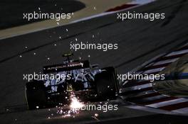 Pierre Gasly (FRA) AlphaTauri AT01 sends sparks flying. 04.12.2020. Formula 1 World Championship, Rd 16, Sakhir Grand Prix, Sakhir, Bahrain, Practice Day