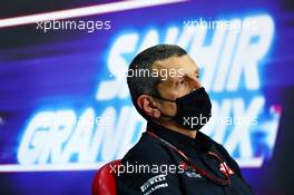 Guenther Steiner (ITA) Haas F1 Team Prinicipal in the FIA Press Conference. 04.12.2020. Formula 1 World Championship, Rd 16, Sakhir Grand Prix, Sakhir, Bahrain, Practice Day