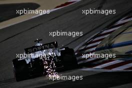Jack Aitken (GBR) / (KOR) Williams Racing FW43 sends sparks flying. 04.12.2020. Formula 1 World Championship, Rd 16, Sakhir Grand Prix, Sakhir, Bahrain, Practice Day