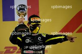 2nd place Esteban Ocon (FRA) Renault F1 Team RS20. 06.12.2020. Formula 1 World Championship, Rd 16, Sakhir Grand Prix, Sakhir, Bahrain, Race Day.