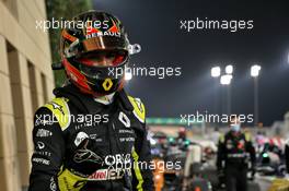 Esteban Ocon (FRA) Renault F1 Team celebrates his second position in parc ferme. 06.12.2020. Formula 1 World Championship, Rd 16, Sakhir Grand Prix, Sakhir, Bahrain, Race Day.