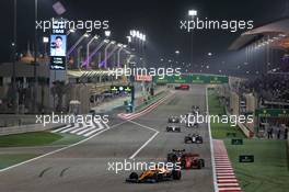 Lando Norris (GBR) McLaren MCL35. 06.12.2020. Formula 1 World Championship, Rd 16, Sakhir Grand Prix, Sakhir, Bahrain, Race Day.