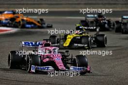 Sergio Perez (MEX) Racing Point F1 Team RP19. 06.12.2020. Formula 1 World Championship, Rd 16, Sakhir Grand Prix, Sakhir, Bahrain, Race Day.