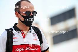 Robert Kubica (POL) Alfa Romeo Racing Reserve Driver. 05.12.2020. Formula 1 World Championship, Rd 16, Sakhir Grand Prix, Sakhir, Bahrain, Qualifying Day.