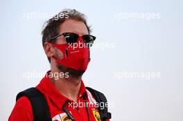 Sebastian Vettel (GER) Ferrari. 05.12.2020. Formula 1 World Championship, Rd 16, Sakhir Grand Prix, Sakhir, Bahrain, Qualifying Day.