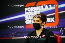 Pietro Fittipaldi (BRA) Haas F1 Team in the FIA Press Conference. 03.12.2020. Formula 1 World Championship, Rd 16, Sakhir Grand Prix, Sakhir, Bahrain, Preparation Day.