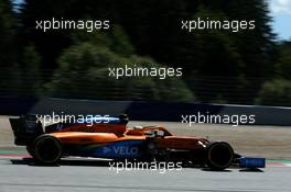 Lando Norris (GBR) McLaren MCL35. 10.07.2020. Formula 1 World Championship, Rd 2, Steiermark Grand Prix, Spielberg, Austria, Practice Day.