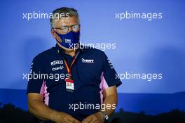Otmar Szafnauer (USA) Racing Point F1 Team Principal and CEO in the FIA Press Conference. 10.07.2020. Formula 1 World Championship, Rd 2, Steiermark Grand Prix, Spielberg, Austria, Practice Day.